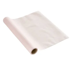 Chemin de table rose pâle effet tissu papier voie sèche L 4,8 m < Gifi Hot