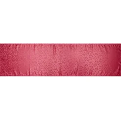 Chemin de table rouge motif fleur de lys L150cm < Gifi Online