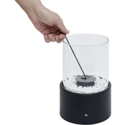 Cheminée de table bioéthanol Ø18XH26,5cm
