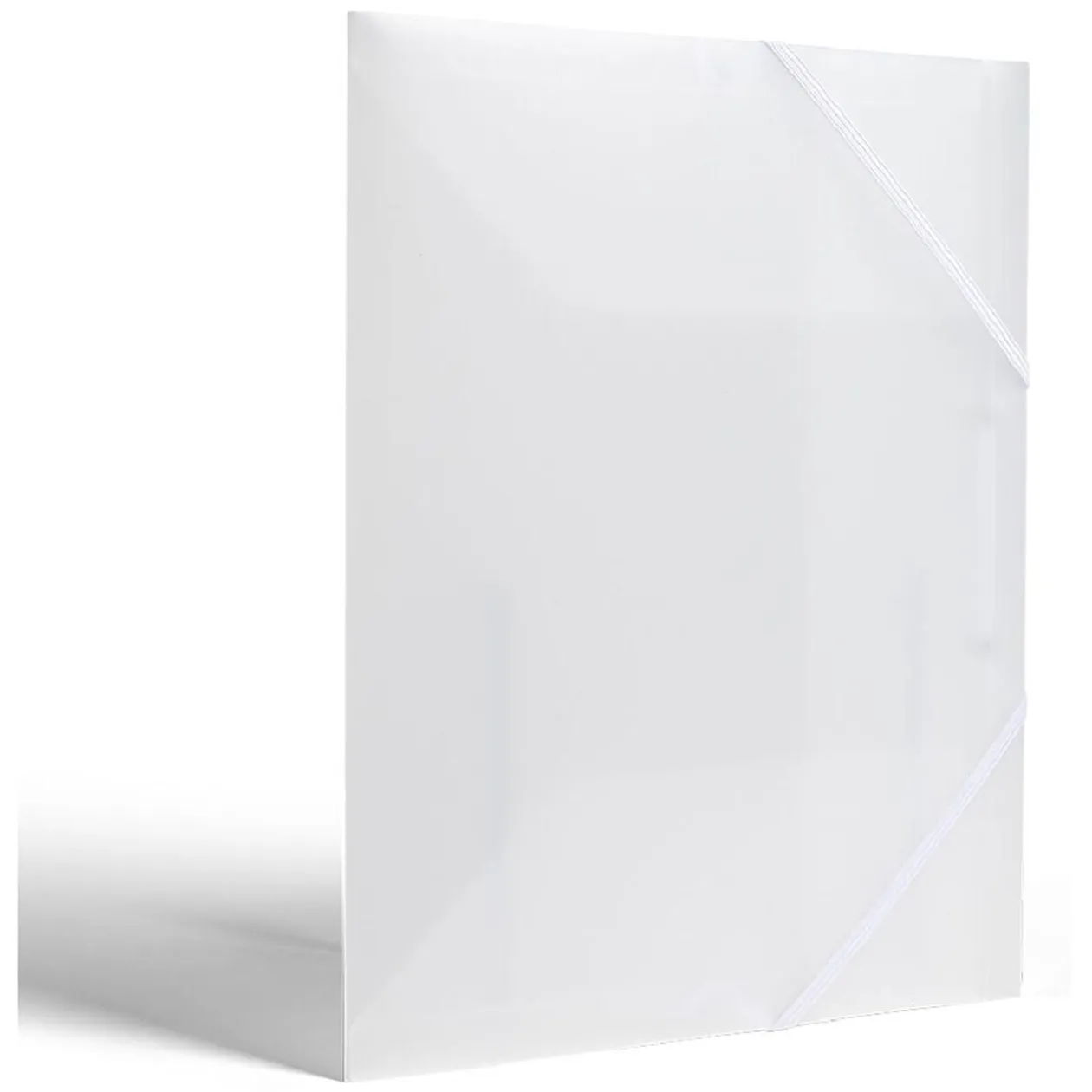 Chemise plastique A4 24x32cm noir ou blanc
