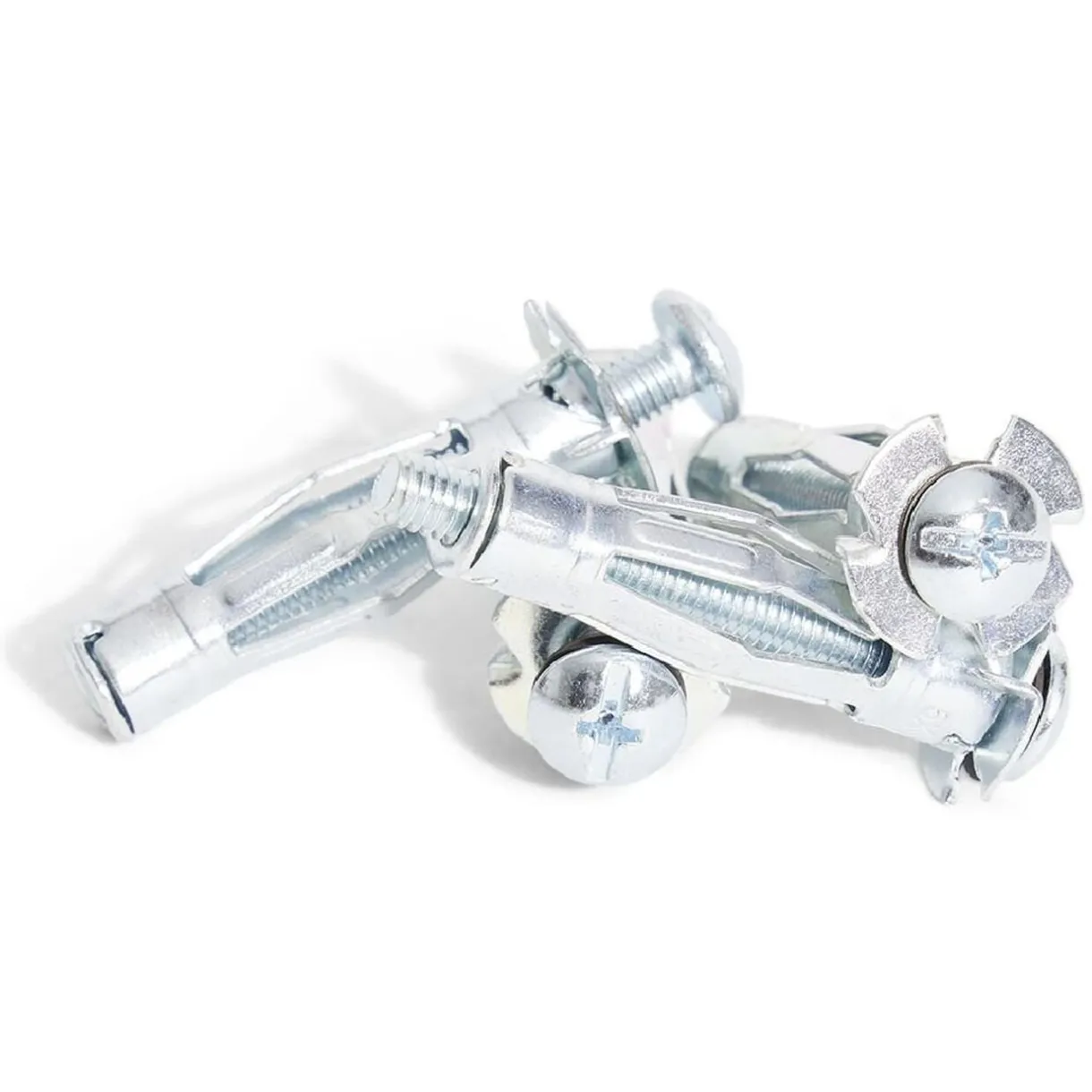 4 chevilles métalliques pour matériaux creux avec vis - Ø11x36 mm < Gifi Online