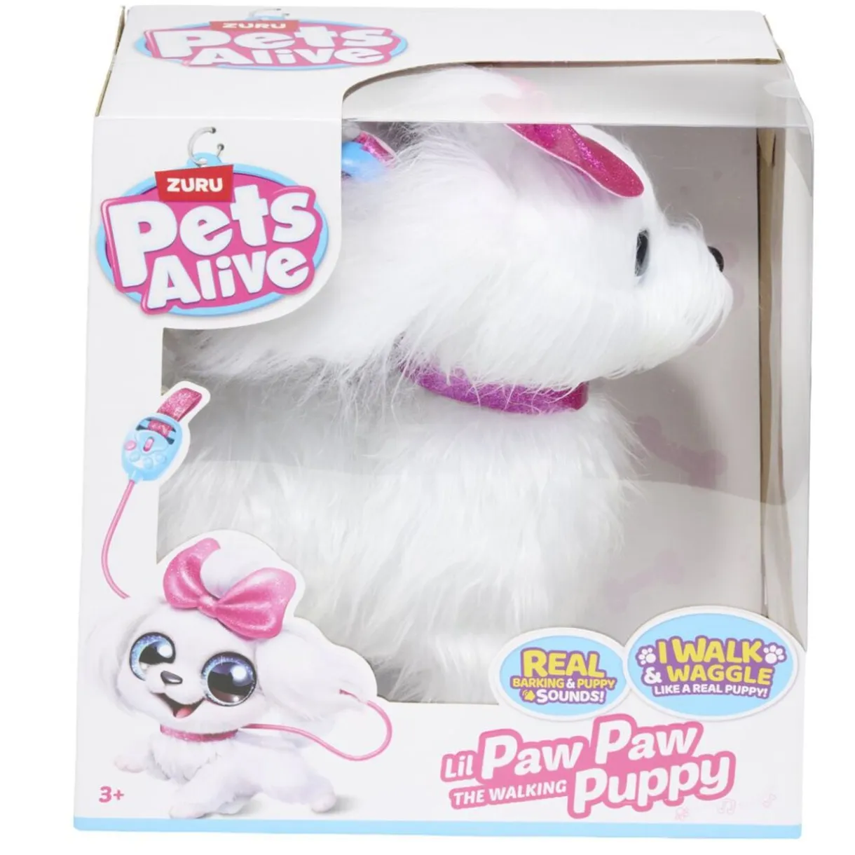 Chien filoguidé interactif avec laisse 24x15xH28 cm < Gifi
