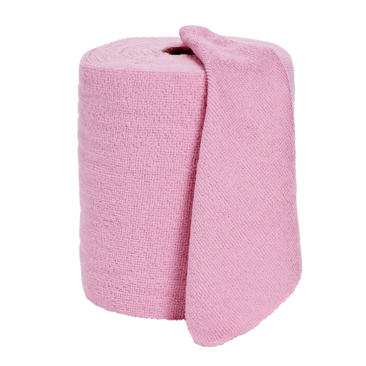 Chiffon microfibre rose rouleau de 50 pièces Ø13xH20cm < Gifi Clearance