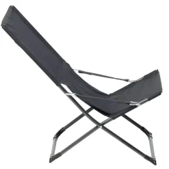Chilienne extérieur Oxford unie noire L58xP77xH57cm