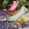Chilienne Oxford 5 positions vert sauge 61x100xH92cm
