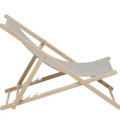 Chilienne Wood hêtre et tissu coton beige uni 96x56xH96cm < Gifi New