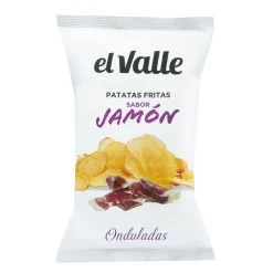 Chips ondulées El Valle saveur jambon 130g