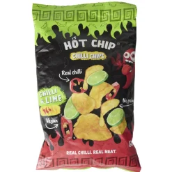 Chips piquantes Hot Chip chili et citron vert épicées 80gr < Gifi Online