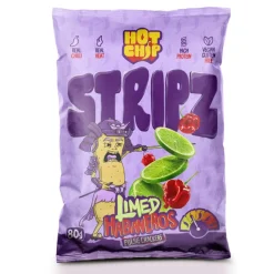 Chips piquantes Hot Chip saveur piment Habanero et citron vert 80gr < Gifi Best