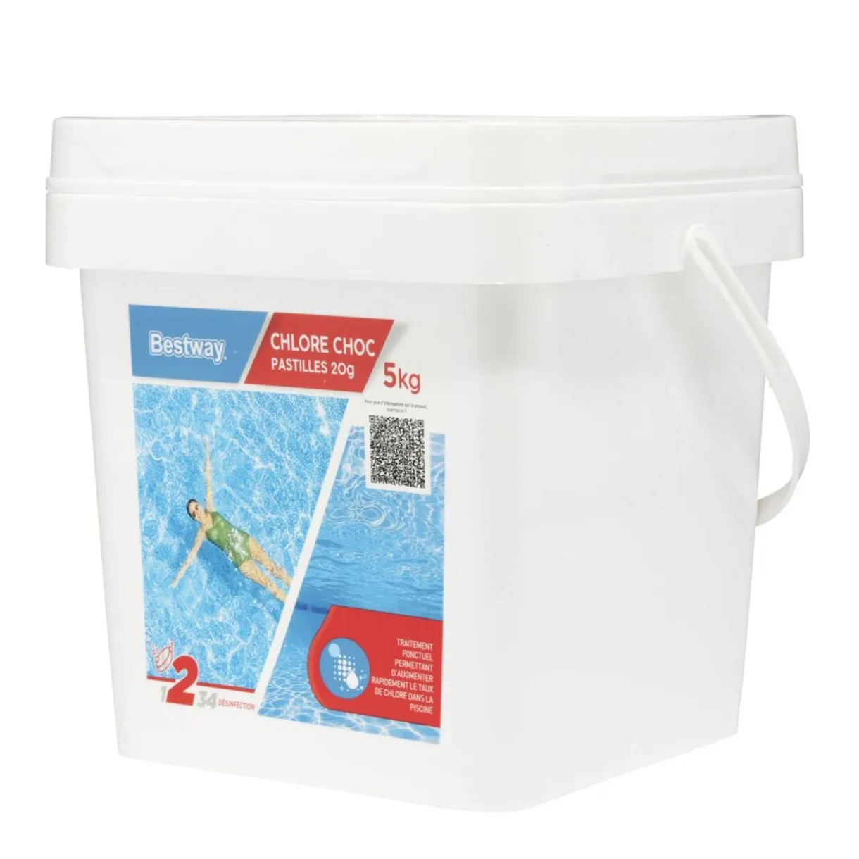 Chlore choc piscine 5kg pastille 20gr < Gifi Online