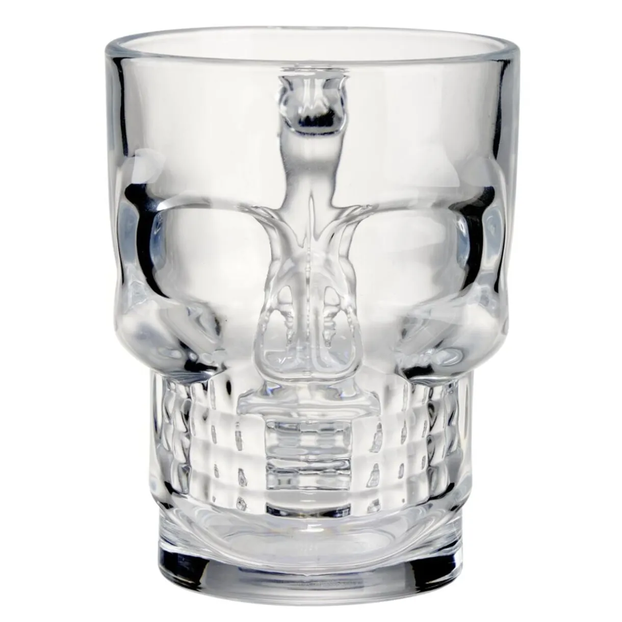 Chope de bière Halloween forme tête de mort 510ml < Gifi Discount