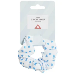 Chouchou à cheveux en tissu imprimé Ø10cm (3 modèles) < Gifi Discount