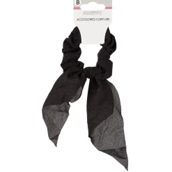 Chouchou effet tissu noué noir < Gifi Online