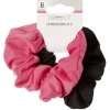 Chouchou en maille rose noir x2 < Gifi Outlet