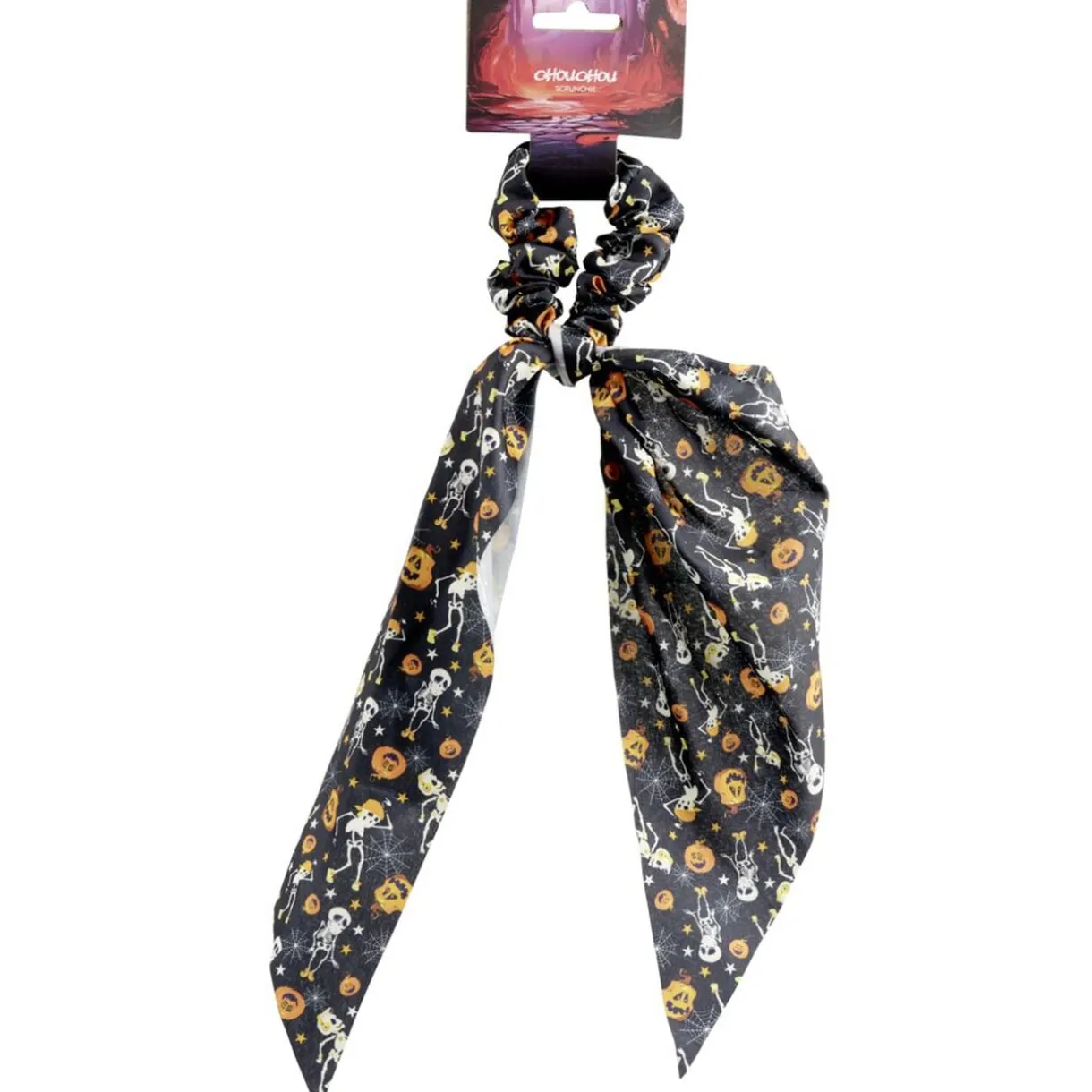 Chouchou foulard long Halloween L38cm (2 modèles) < Gifi Online