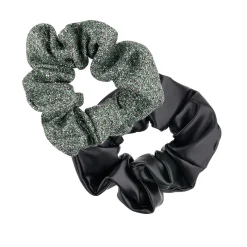 Chouchou noir et vert x2 < Gifi Clearance
