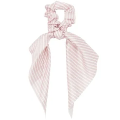 Chouchou ruban à cheveux en tissu rayé L29cm (4 modèles)
