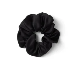 Chouchou satiné noir