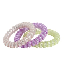 Chouchou spirale enfant 3 modèles x3