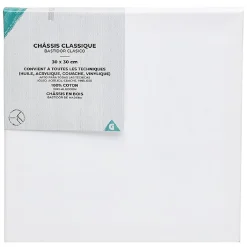 Châssis blanc 30x30cm < Gifi Hot