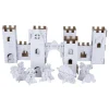 Château 3D en carton à colorier (2 modèles) < Gifi