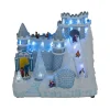 Château de Noël lumineux musical avec personnage en mouvement 31x22xH26cm < Gifi Best