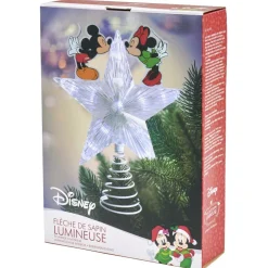 Cimier tête de sapin Noël lumineuse Mickey et Minnie Disney < Gifi Best