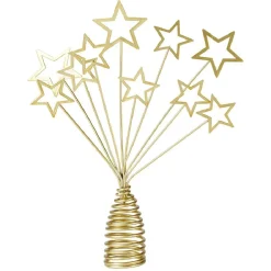 Cimier tête de sapin étoiles filantes Noël - 3 modèles