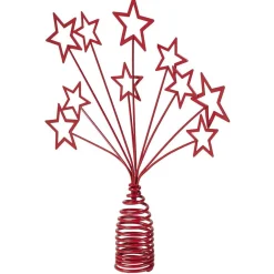 Cimier tête de sapin étoiles filantes Noël - 3 modèles