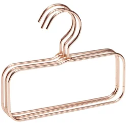 Cintre à accessoires métal rose x3 - L17xH14cm