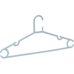 Cintre en plastique bleu x5 - L38,5xH17cm < Gifi Outlet