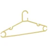 Cintre en plastique jaune x5 - L38,5xH17cm