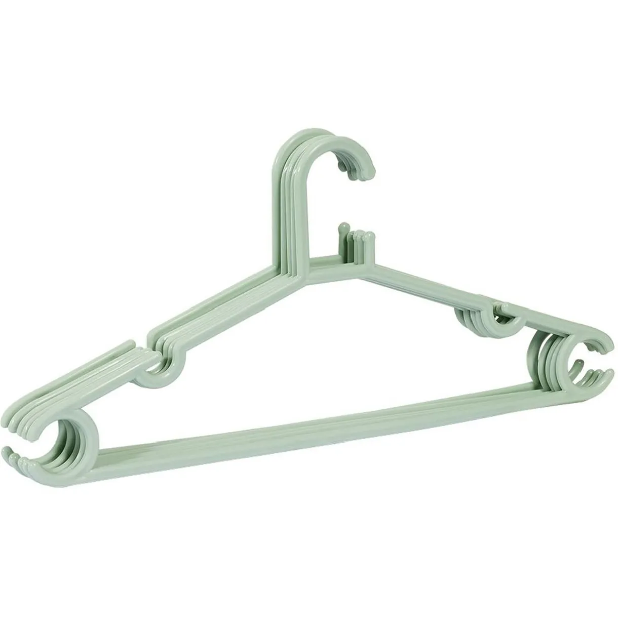 Cintre en plastique vert x5 - L38,5xH17cm < Gifi Best