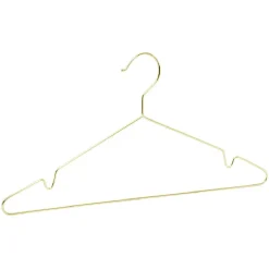 Cintre métal jaune doré x5