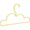 Cintre nuage enfant jaune moutarde x2