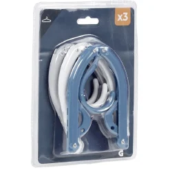 Cintre pliable bleu blanc et gris x3 < Gifi New