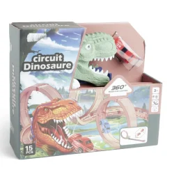 Circuit dinosaure 360° boucle de looping 15 pièces < Gifi Discount