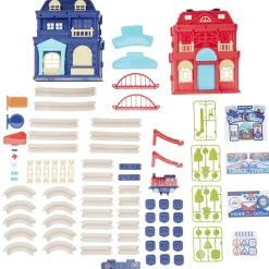 Circuit locomotive et gare dans valise 2en1 103x37xH36cm < Gifi Outlet