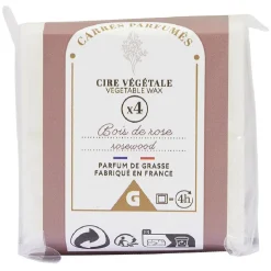 Cire parfumée senteur rose 40g x4 < Gifi Online