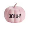 Citrouille décorative à poser pastel inscription BOUH! Ø9,4xH8cm (2 modèles) < Gifi New