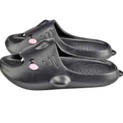 Claquettes raie manta noires 44/45
