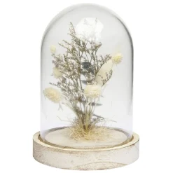 Cloche déco pampa socle bois naturel < Gifi Hot