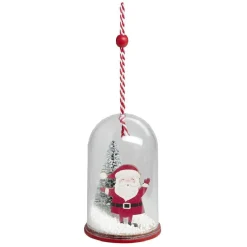 Cloche à suspendre déco Noël avec personnage en bois Ø6xH10,5cm < Gifi Hot