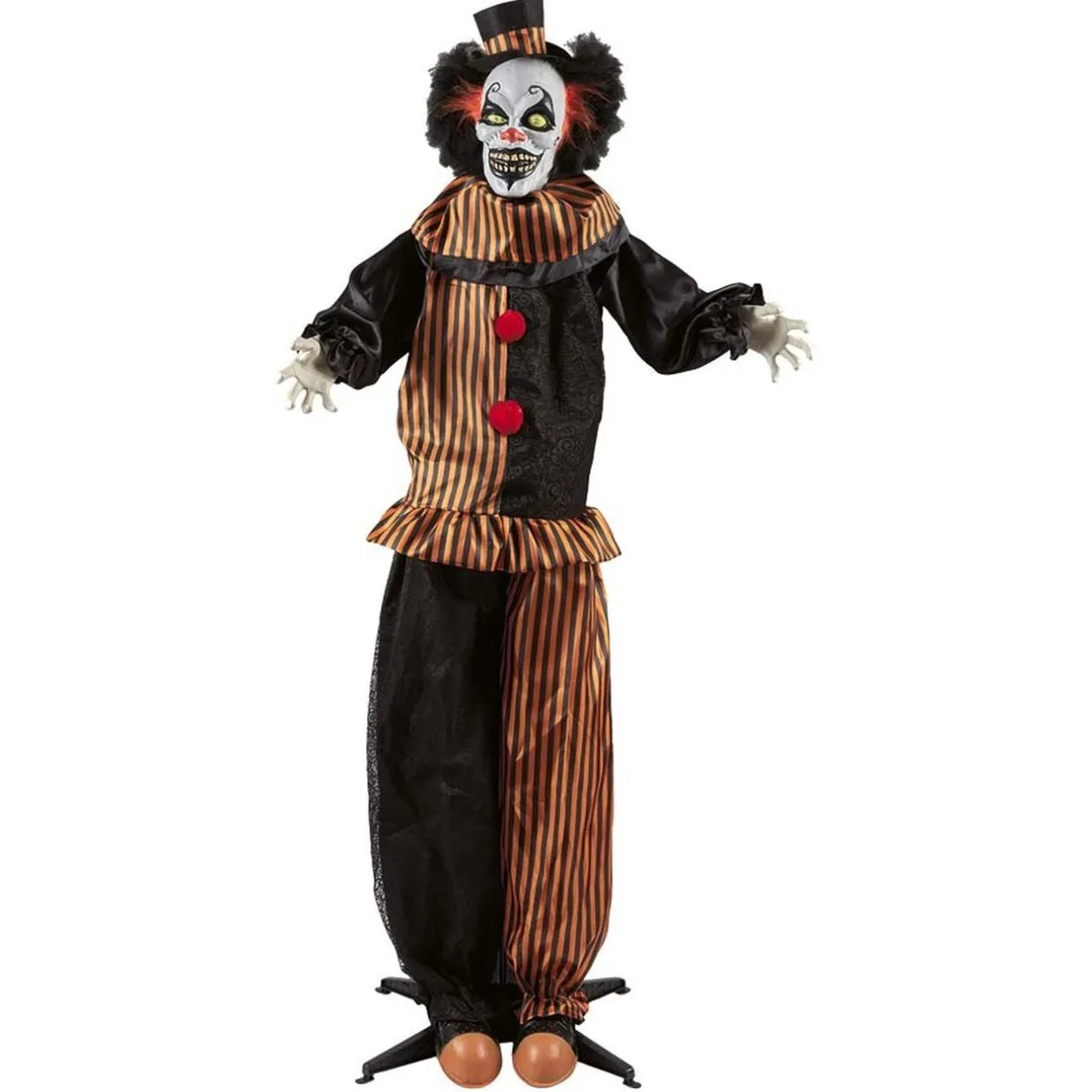 Clown animé Halloween lumineux et sonore H170 cm < Gifi Hot