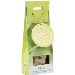 Cône encens citronnelle x30 avec support céramique citron jaune < Gifi Best