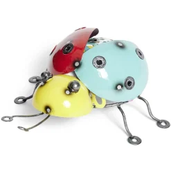 Coccinelle décoration de jardin en métal H20cm < Gifi