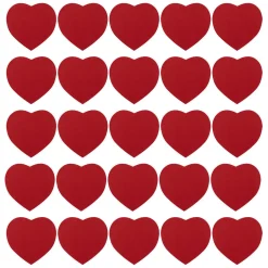 Coeur adhésif rouge x25 < Gifi Discount