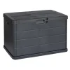 Coffre de rangement jardin plastique gris 78x55xH52cm < Gifi Clearance