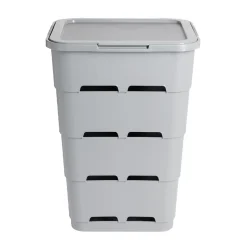 Coffre à linge Maya 42L plastique blanc < Gifi Hot