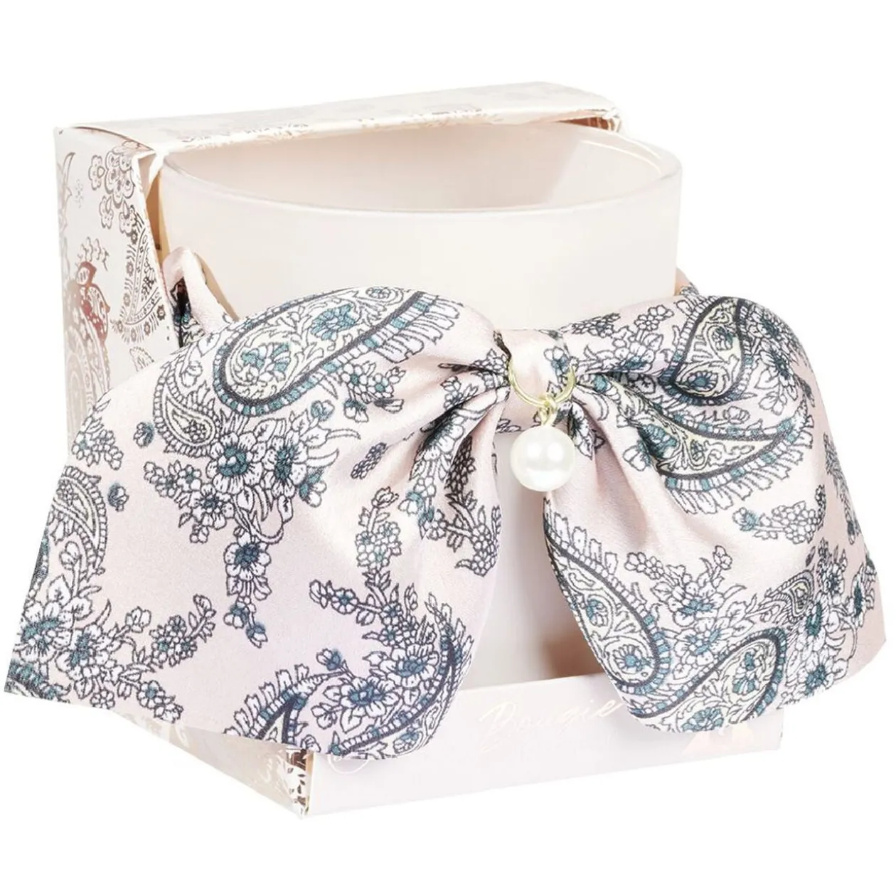 Coffret bougie + chouchou imprimé bandana